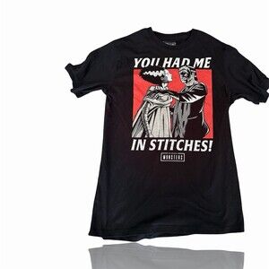 Universal Monsters Frankenstein Bride Graphic T-Shirt Black Unisex Size S